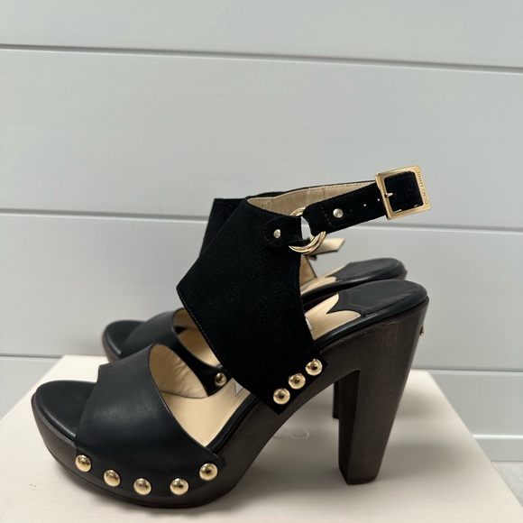 Jimmy Choo Suede Leather Ultimate Platform Sandal - Picture 3 of 6